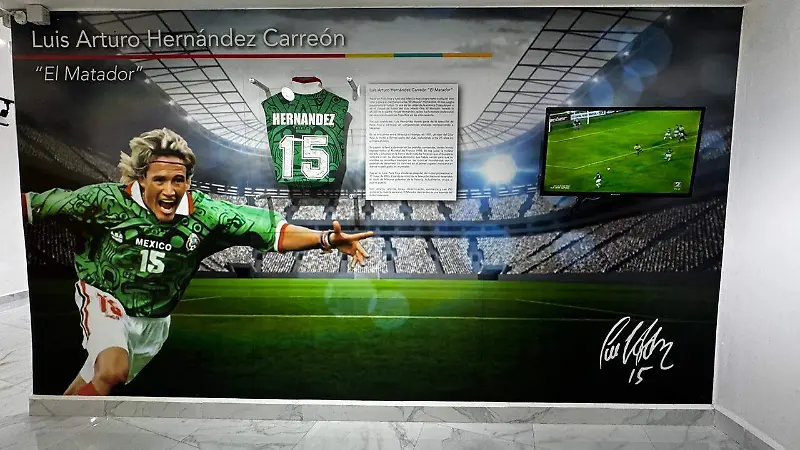 Espacio dedicado al futbolista Luis “El Matador” Hernández